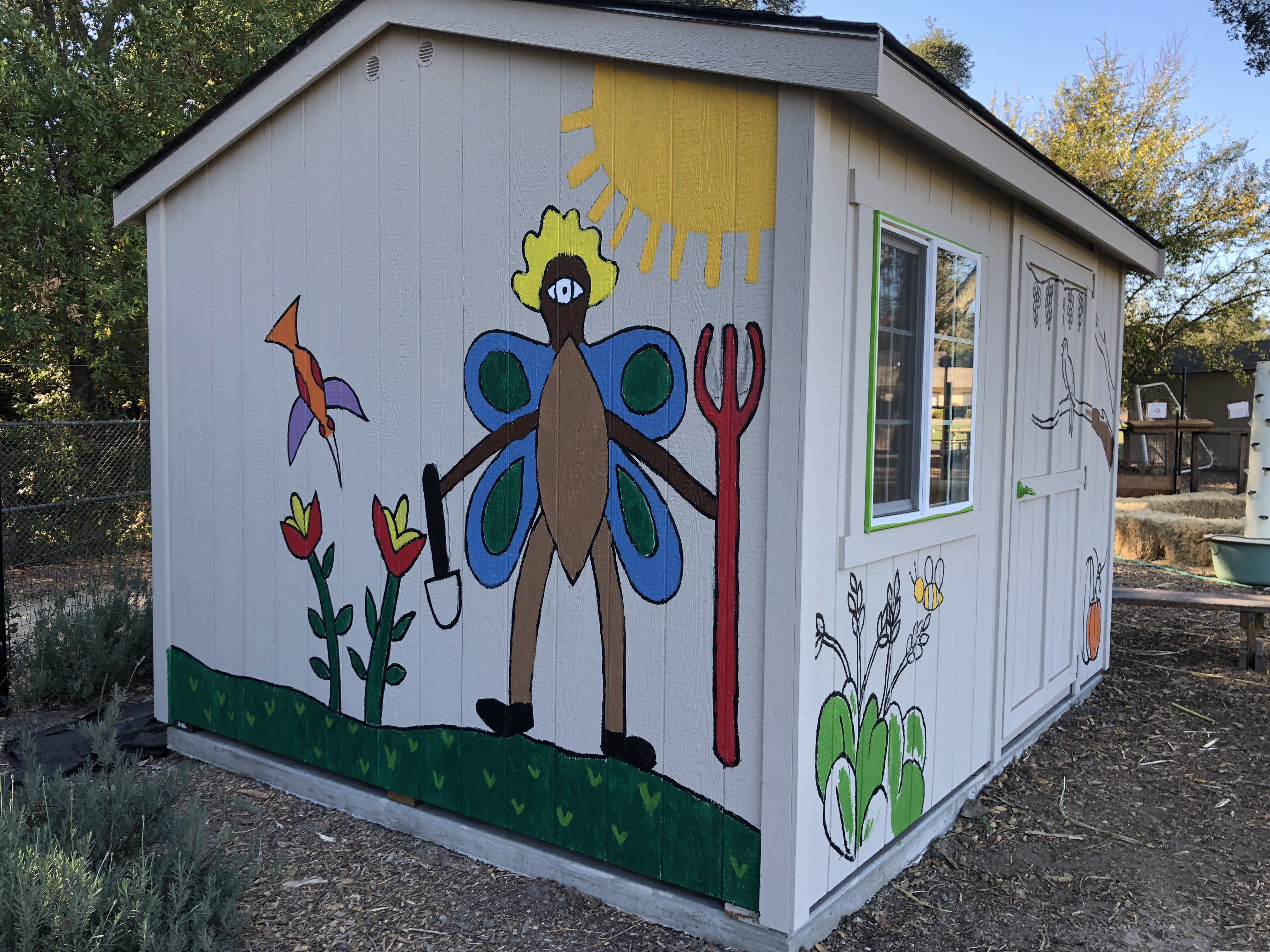 Woodside School District - Garden Shed Mural Contest