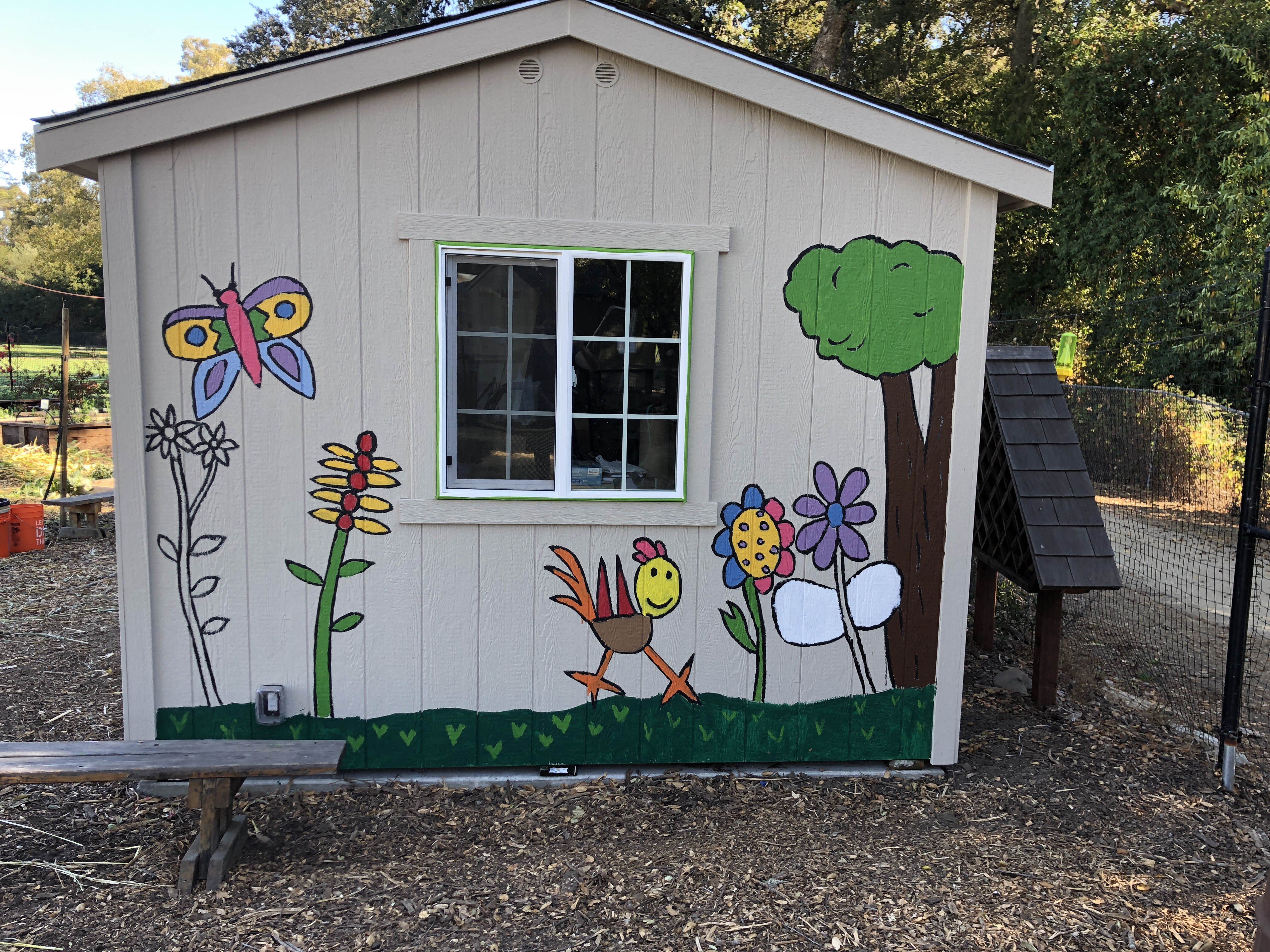 Woodside School District - Garden Shed Mural Contest