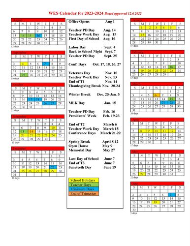 2023-24 School Calendar