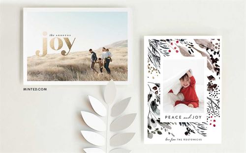 Minted holiday photos