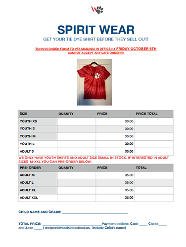 spirit wear tie dye